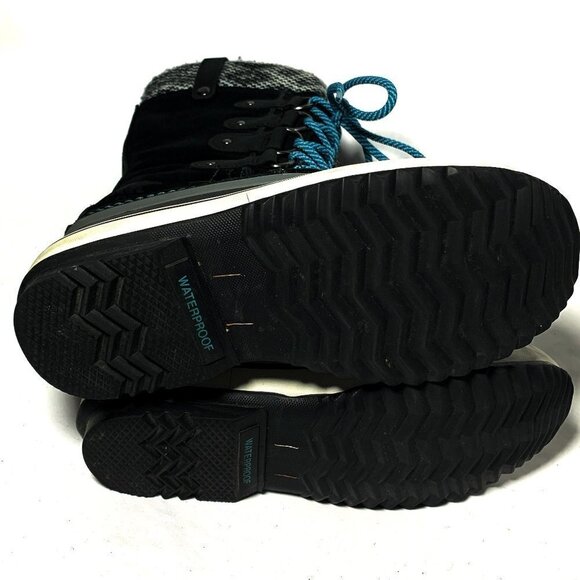 Sorel Joan Of Arctic Knit Waterproof Snow Boots Women Size 6.5 - Picture 5 of 9